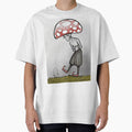 Sad Red Fly Agaric Mushroom Man Goblin Illustration by CosmicGloom