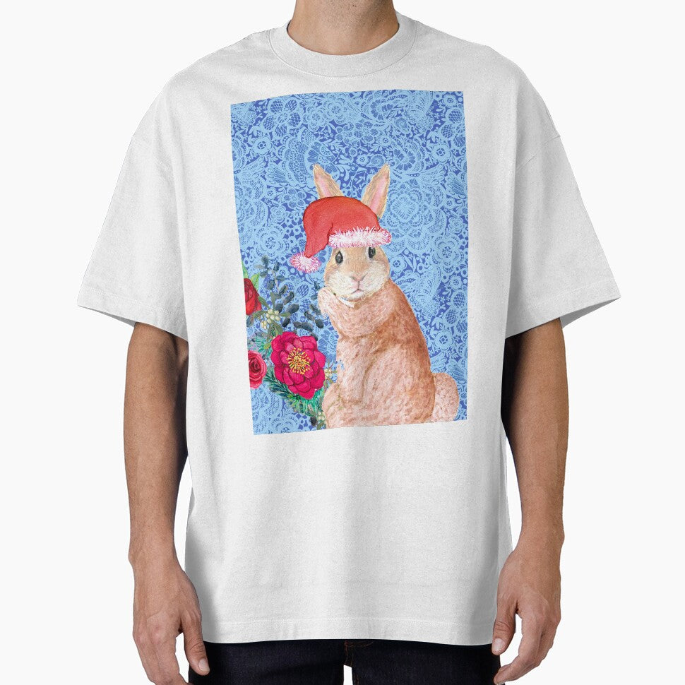 Rabbit santa  Christmas card by MagentaRose