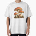 Vintage Botanical Mushroom Illustration  Amanita Mushrooms Hand Drawn Art by ARIN2550