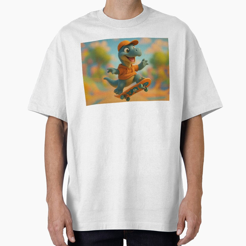 Skater Xenoposeidon Dinosaur by Sillytoe