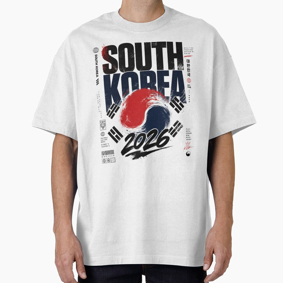 South Korea 2026 Football World Cup Glory | Taegeuk Warriors Fan Supporter Shirt by rushaib
