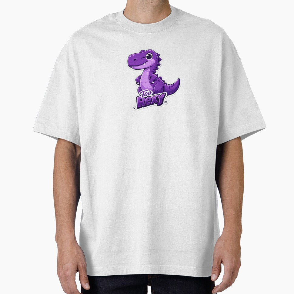 Too Rexy Cute Purple Dinosaur by Mastermind-Art