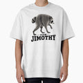 Team Jimothy Funny Raccoon Fan Club Vintage Wildlife Mascot Design by DienesAngele