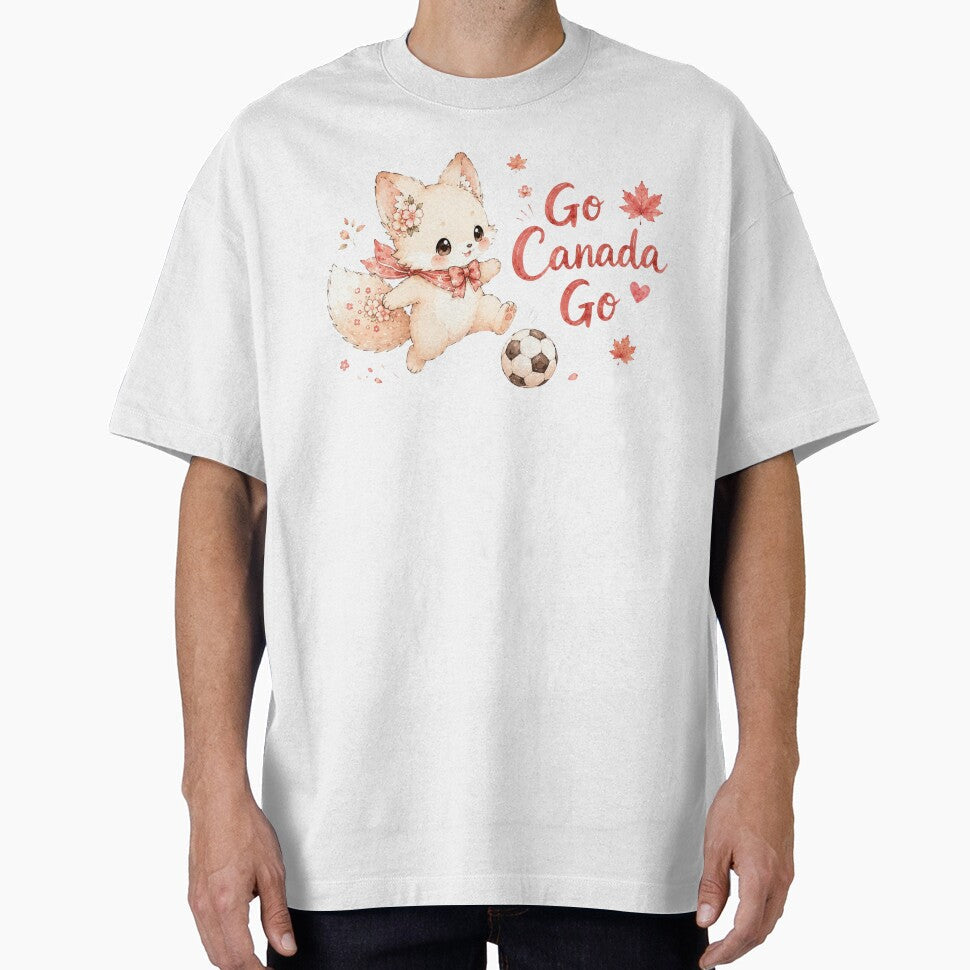 Go Canada Go Cute Tinia Bunny-Fox⁠ by Tingmade Studio