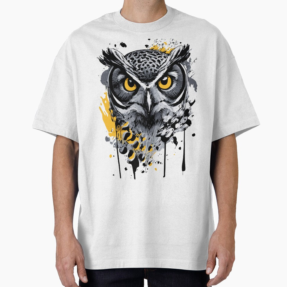 Owl Colorful - Owl Head Illustration by BabyYodaSticker