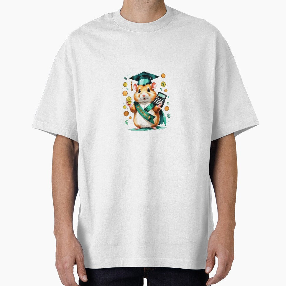 Watercolor Hamster Finance Accounting Graduate by AQUILAKREO