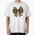 Leopard Print Bow Aesthetic Trendy Cheetah Animal Pattern by raedattia