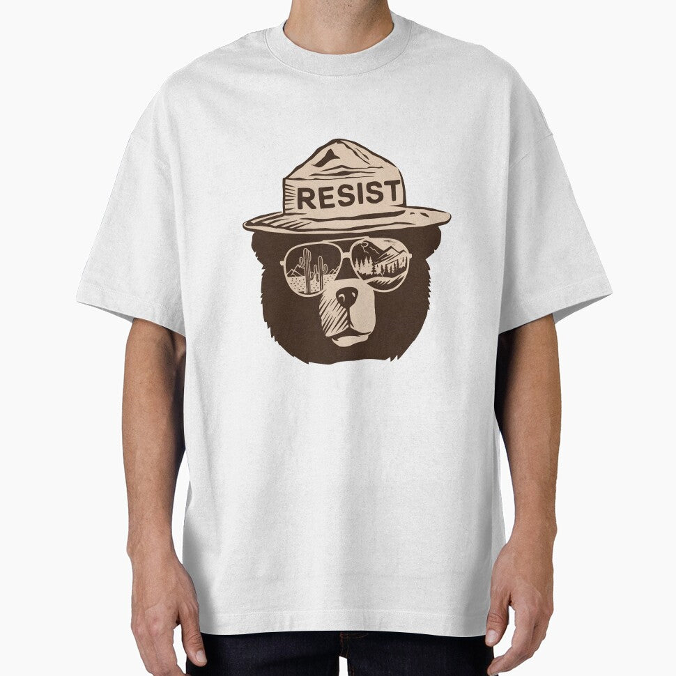 Protect our national parks - smokey the bear Resist and hands off our forests by SkeletonsDanger