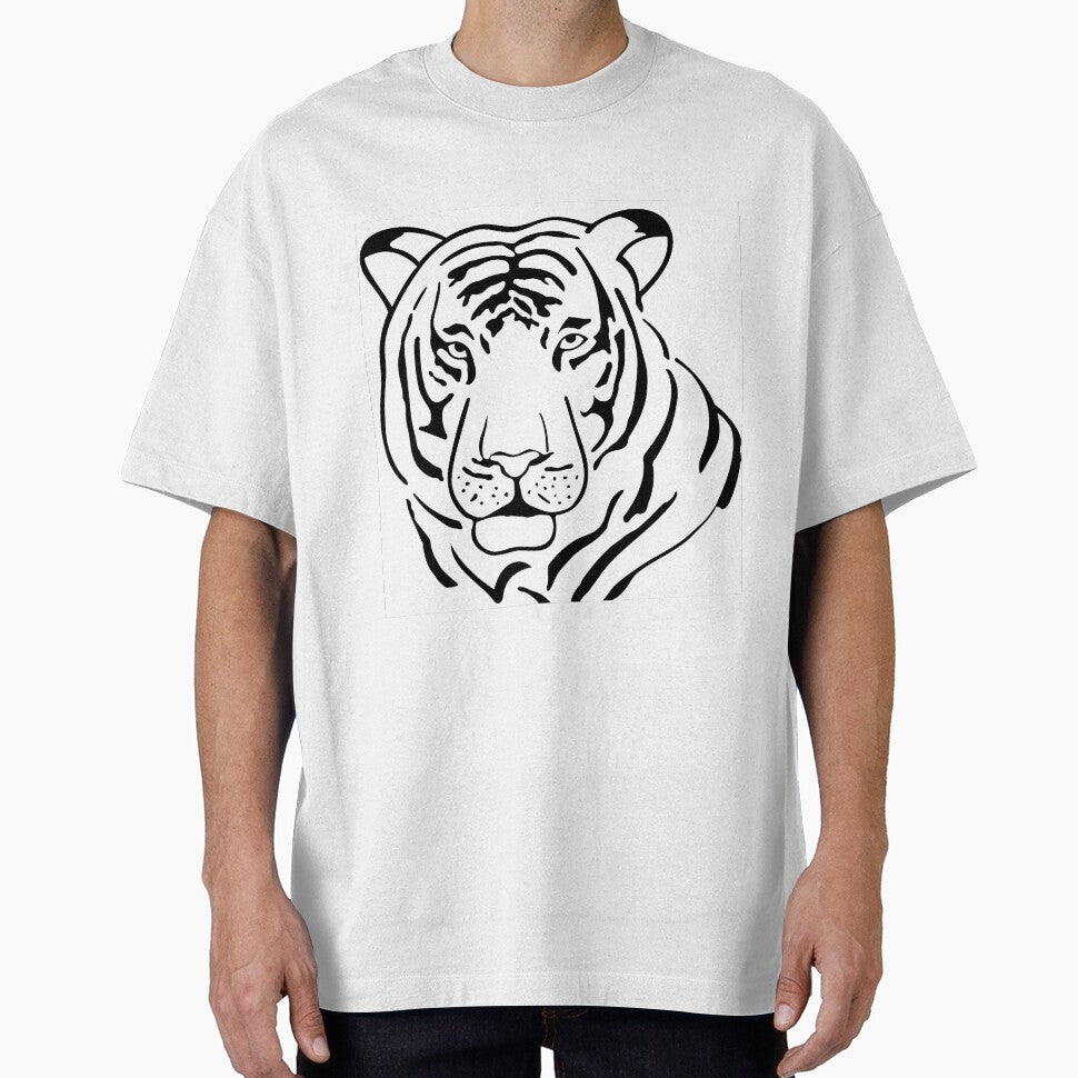 Tiger Outline by Mywaymylife