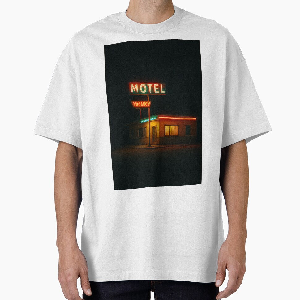 Neon Motel – Cinematic Retro Night Photography by BadaBingBear