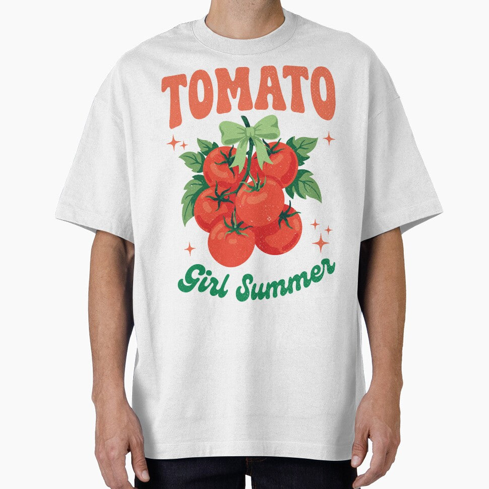Tomato Girl Summer Vintage Garden Vegetable Farmer by Y-Vibes