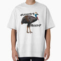 C is for Cassowary, Cassowary Artwork – Powerful Flightless Bird Illustration and Tropical Rainforest Wildlife Design by PrettylittlepastelUk