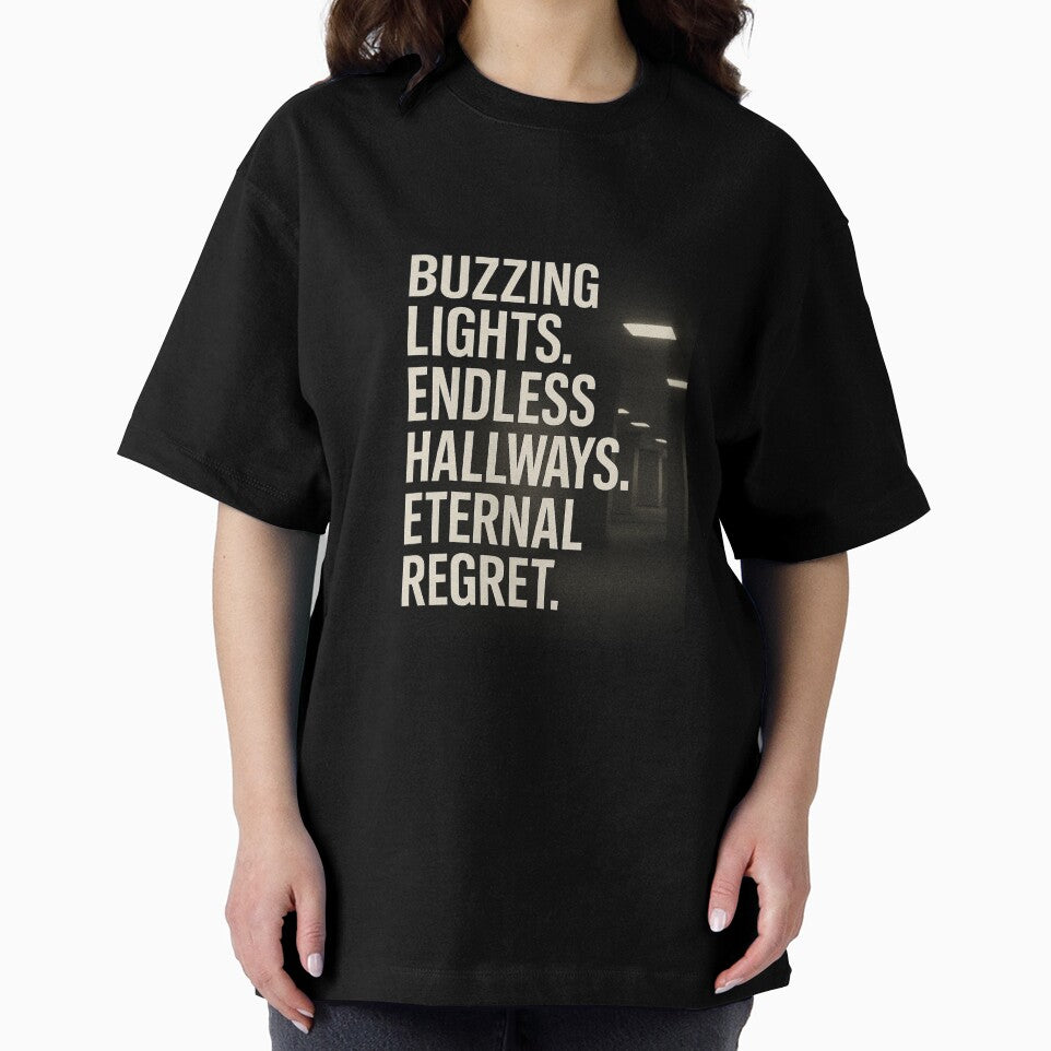 Buzzing Lights Endless Hallways Eternal Regret Liminal Space by k3rstman1