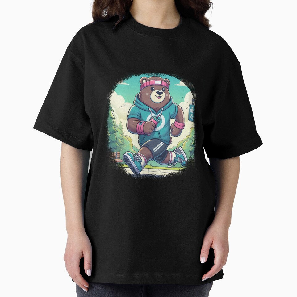 Bear Runner, Cool Bear Runner, Sporty Bear Runner by sunset-capturer