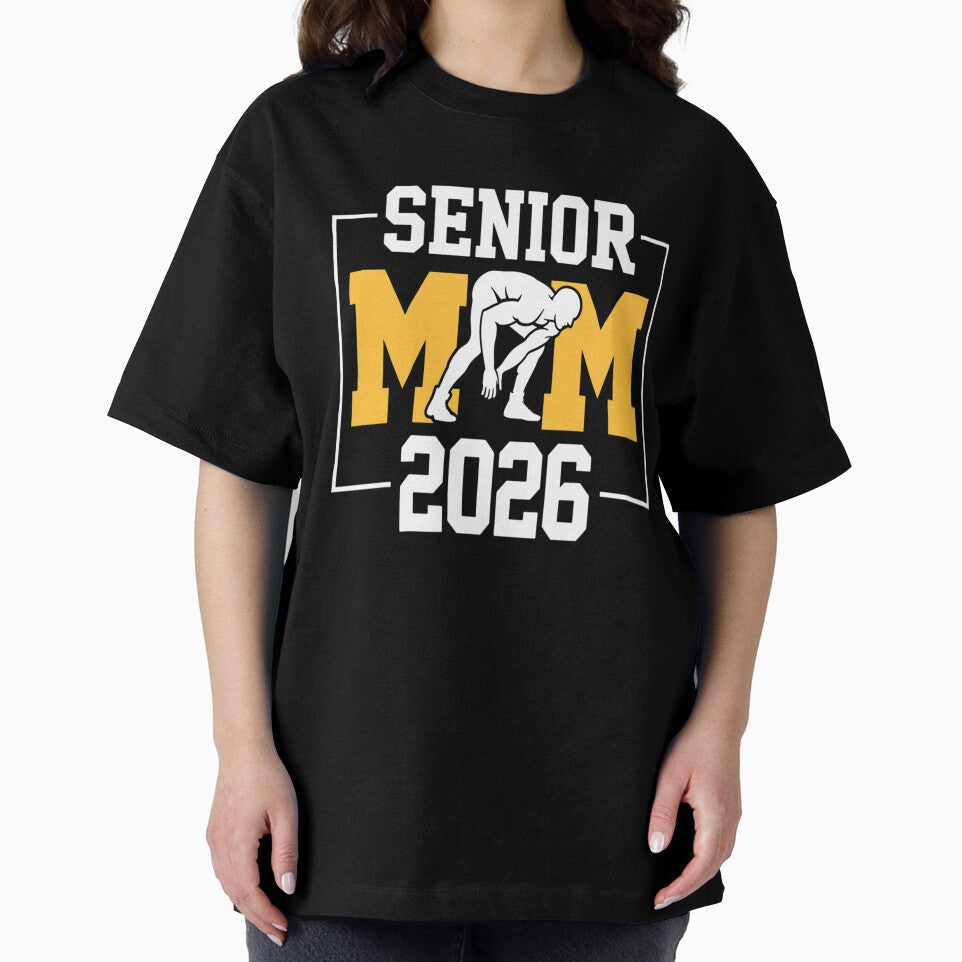 Senior Wrestling Mom 2026 Senior Mom Class of 2026 by BlassmausArt