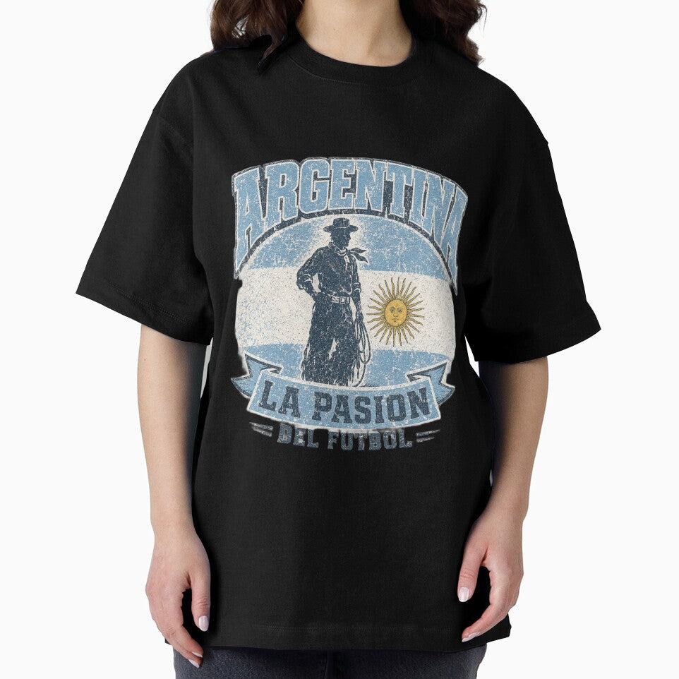 Argentina La Pasion Del Futbol | Vintage Soccer Fan Design by ArthUpscale
