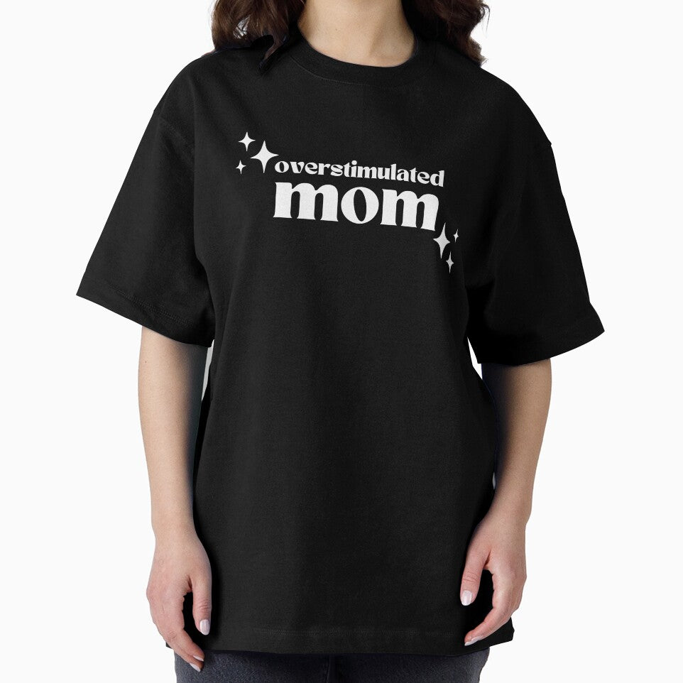 Overstimulated mom Cute mother funny mama humor groovy mom by snowry