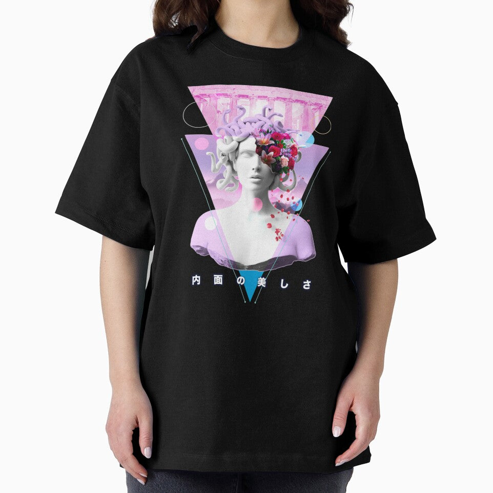 Vaporwave Medusa Statue Aesthetic Art Retro Japanese Otaku by Hitagivapor