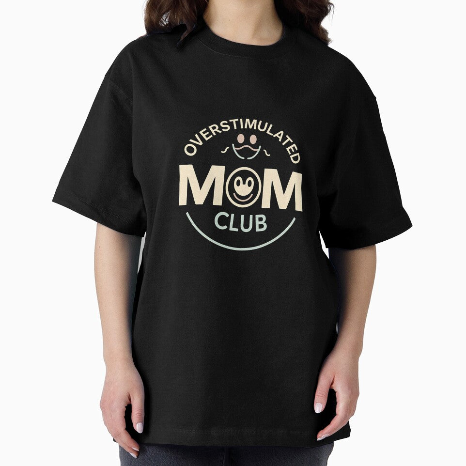 Overstimulated Mom Club Funny Mom Life T-Shirt, Funny Shirt, Valentine Shirt gift, Valentine Day Cut File, gift for Mom, by GAIDREDA