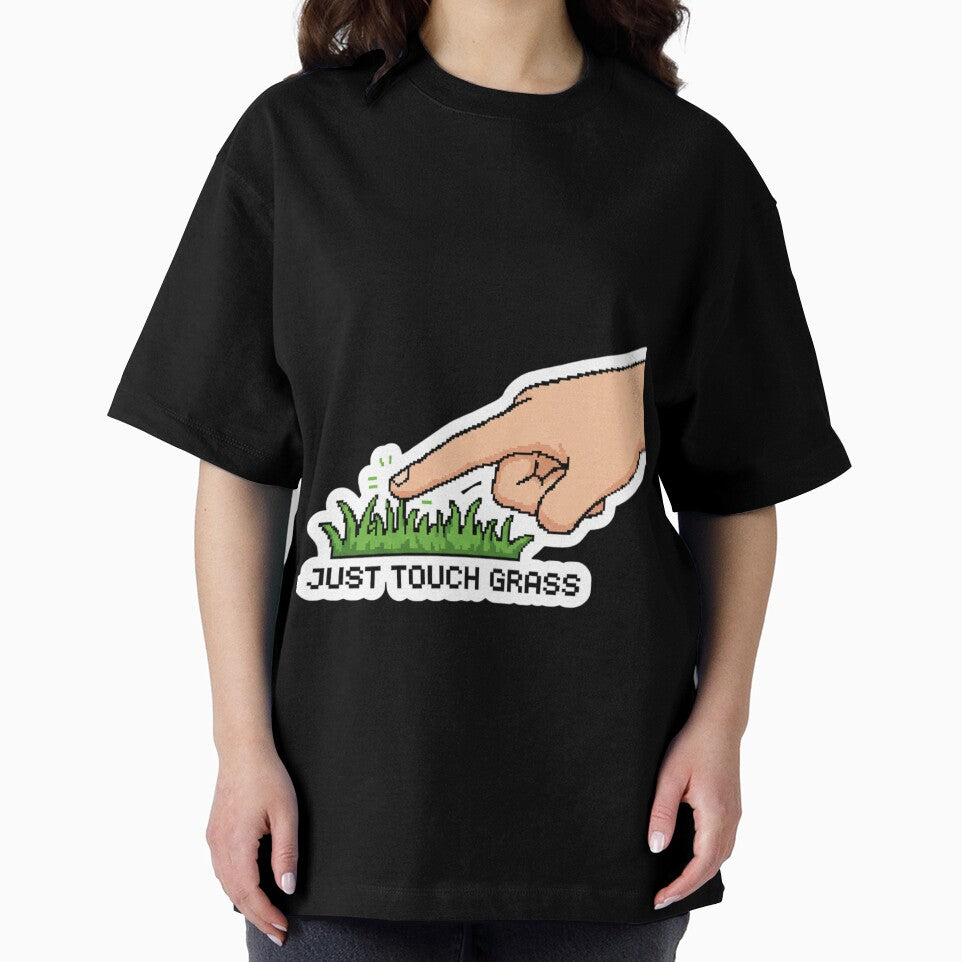 Just Touch Grass Pixel Art by TinyJoy Studio