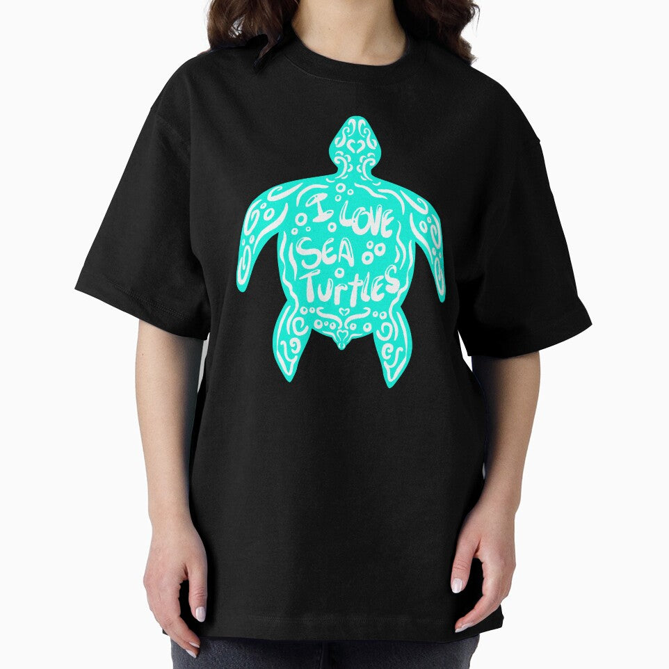I Love Sea Turtles by AmbyArtist