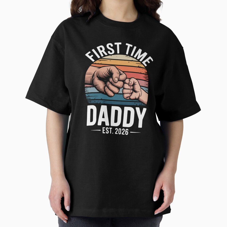 First Time Daddy Est 2026 Retro New Dad Pregnancy Announcement Reveal by Gogetgiggles
