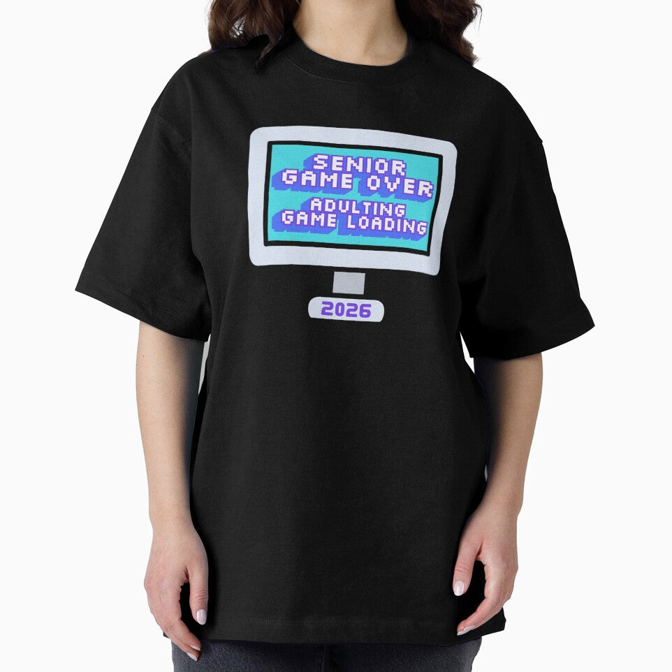 Gaming Senior Graduation T-shirt — Gamer Grad Class of 2026 Gift by SquirrelDesignLLC