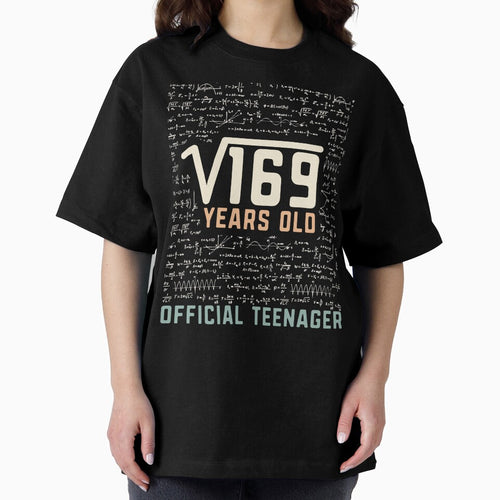 13th Birthday Square Root Of 169 13 years old Official teenager celebration party gift by alenaz