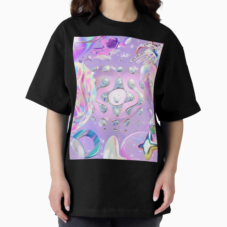 Y2K Holographic Dreamscape - Pastel Galaxy Vibes by Quanietran