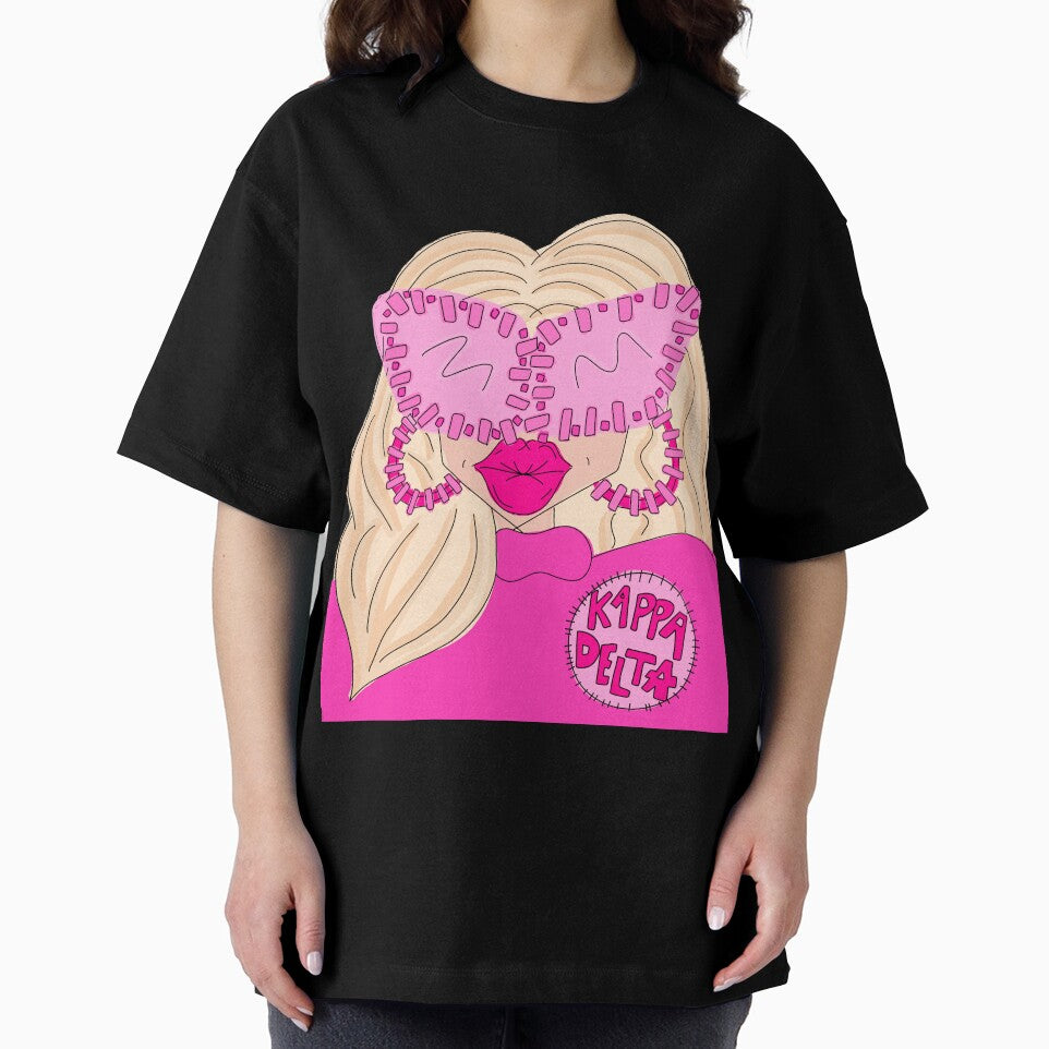 Preppy pink portrait girl by SUUSCK ★
