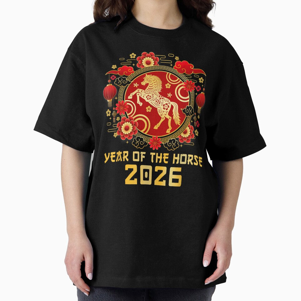 Year Of The Horse 2026 - Chinese New Year Zodiac 2026 by pixldraw