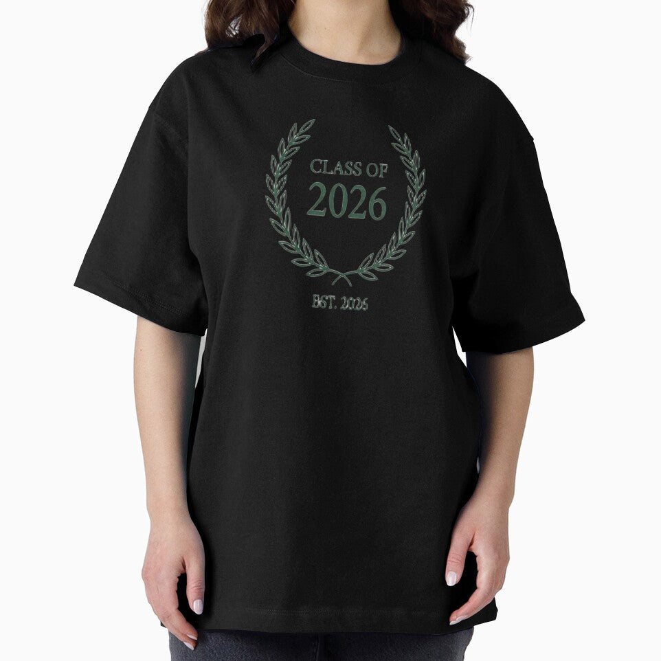 Class of 2026 Minimalist Laurel Wreath Graduation by gvstyle