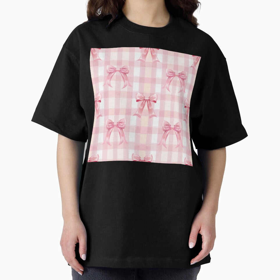 Coquette Pink Bow And White Pattern by ChaosReigns91