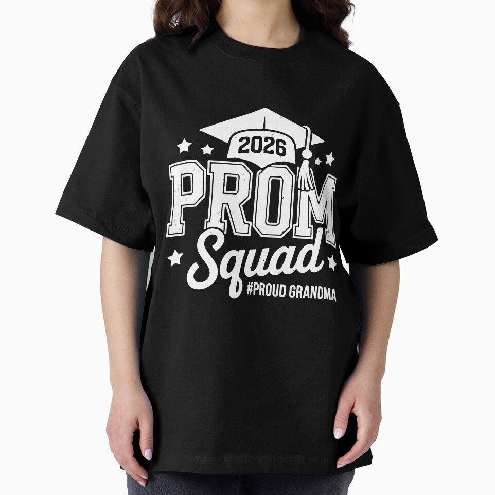 Prom Squad 2026 Proud Grandma Class of 2026 Graduation Family Design by kiralynstration