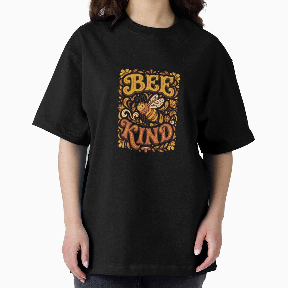 Retro 70s Bee Kind Eco Friendly Honeybee Activism by PictoVibe