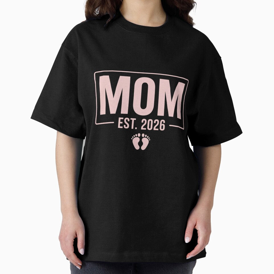 Mom Est. 2026 Logo Mommy 2026 Soon to Be New Father 2026 by RonnasJackson