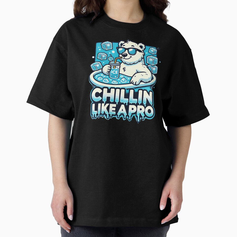 Chillin like a pro Polar Bear design by  Any Mood Designs
