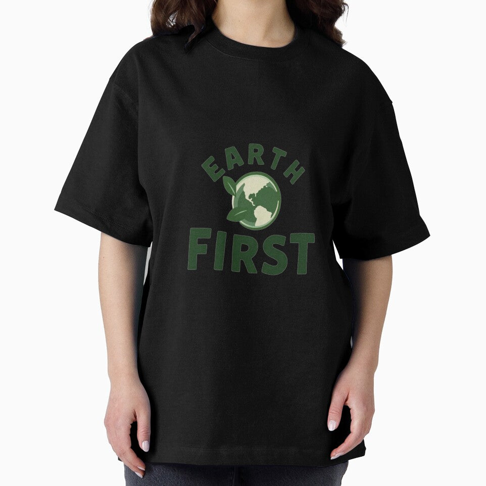 Earth First Eco Planet – Save The Earth Nature Lover Environmental Awareness by PIXENTRA