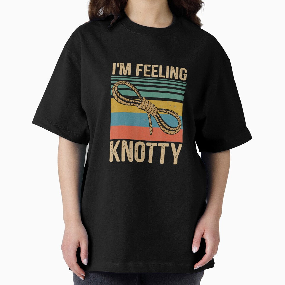 Im Feeling Knotty Retro Climbing Rock Climbing Climber Mountain Bouldering Funny by Jutisi
