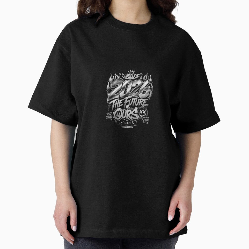 The Future Is Ours Streetwear Graduation Hoodie | Class of 2026 Urban Graffiti Senior Outfit by DoodleHaus360
