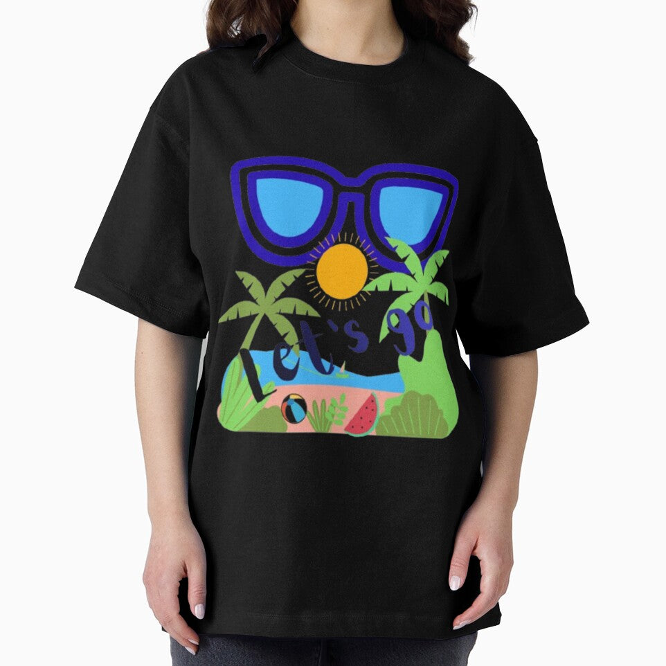 Summer 2026 Let’s Go Shirt – Retro Sunshine Vacation Tee, Beach Trip Aesthetic, Trending Summer Travel Design by Ditstyle