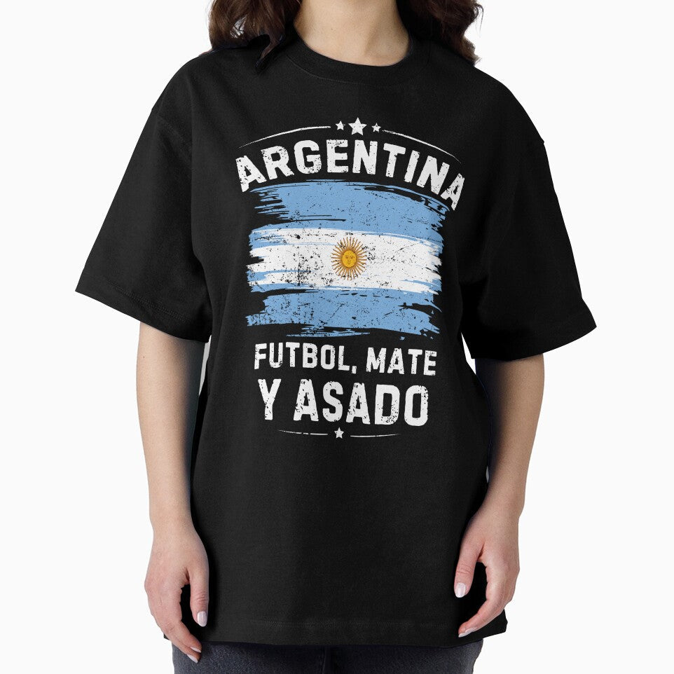 Argentina Shirt Futbol Mate Asado - Argentine Culture Soccer Fan Pride Tee. by JoseFrancese