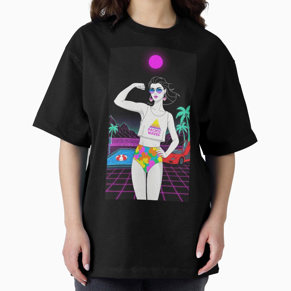 Pacific Waves – Synth Pool Power 80s Patrick Nagel by di-age7