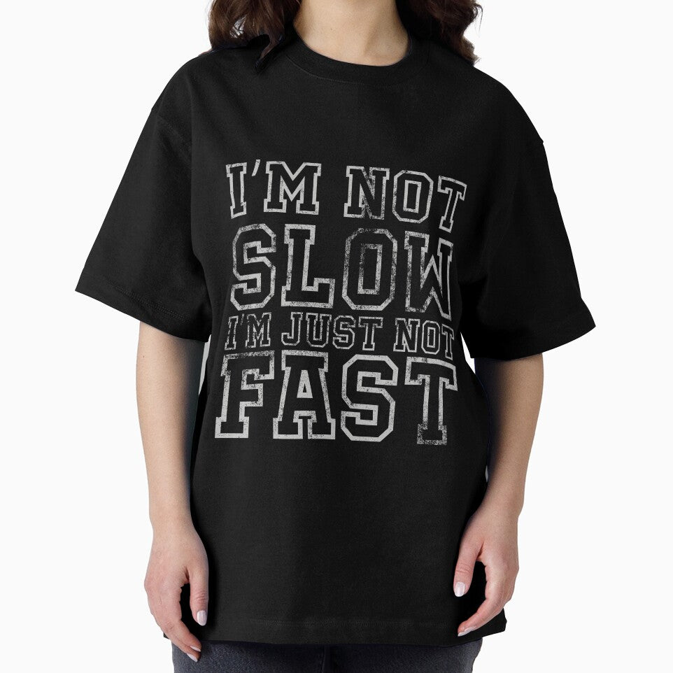 I'm Not Slow Funny Trail Running Marathon and Hiking by BOBSMITHHHHH