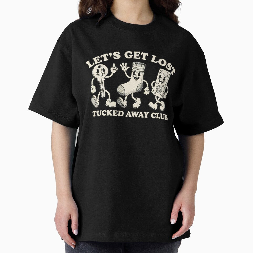 Let's Get Lost Tucked Away Club - Funny Retro Rubber Hose Cartoon by AdyKurniawan