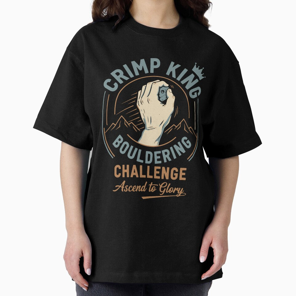 Crimp King Bouldering Challenge Ascend to Glory by LuminOrb