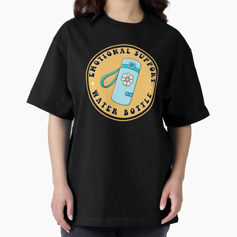emotional support water bottle - Blue and Yellow by Ashi17