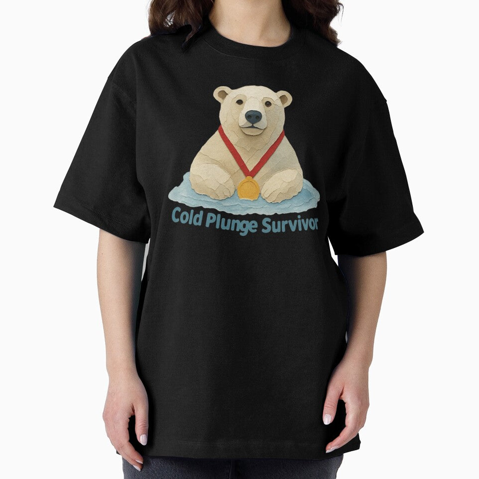 Cold Plunge Survivor – Polar Bear Gold Medalist Illustration by RDproject