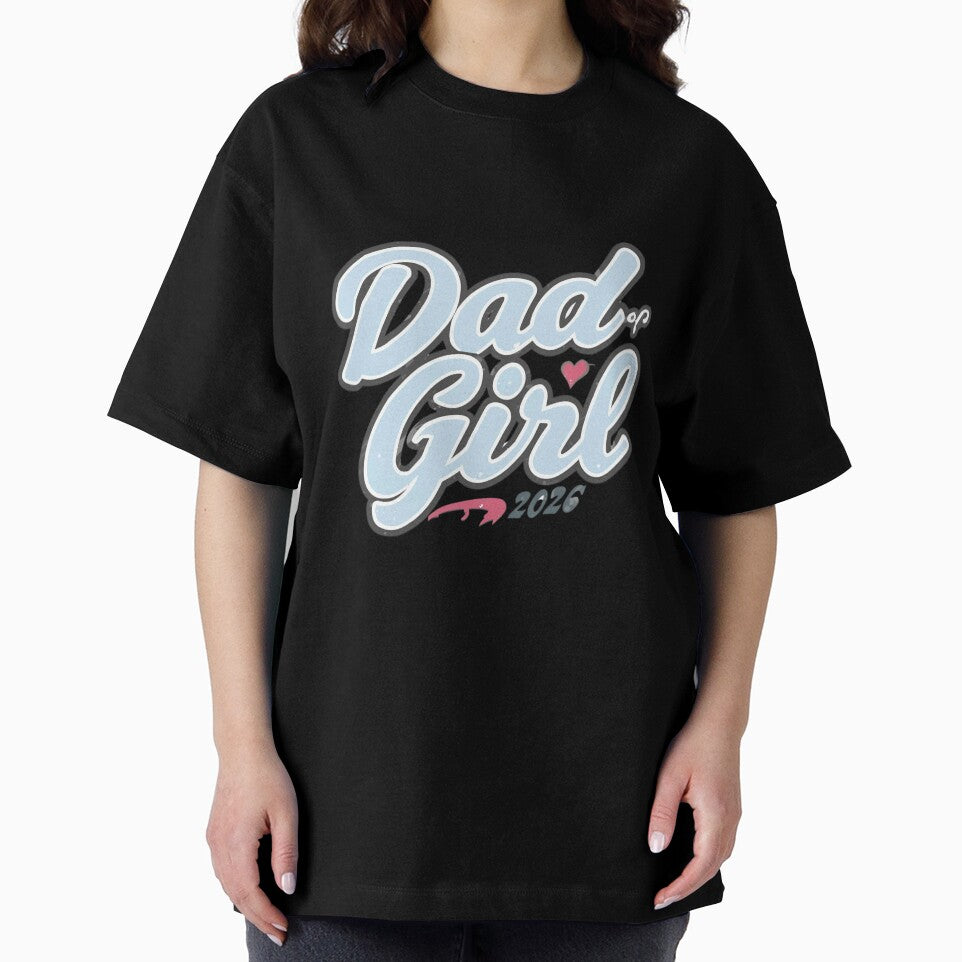 Dad of Girl Est 2026 T-Shirt | New Dad Gift | Baby Announcement Tee for Expecting Fathers by GAIDREDA