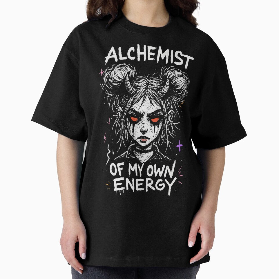 Alchemist of My Own Energy Dark Gothic Empowerment Art by Vivid Void Apparel